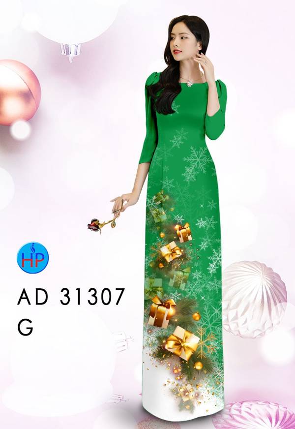 Vải Áo Dài Trang Trí Giáng Sinh AD 31307 6